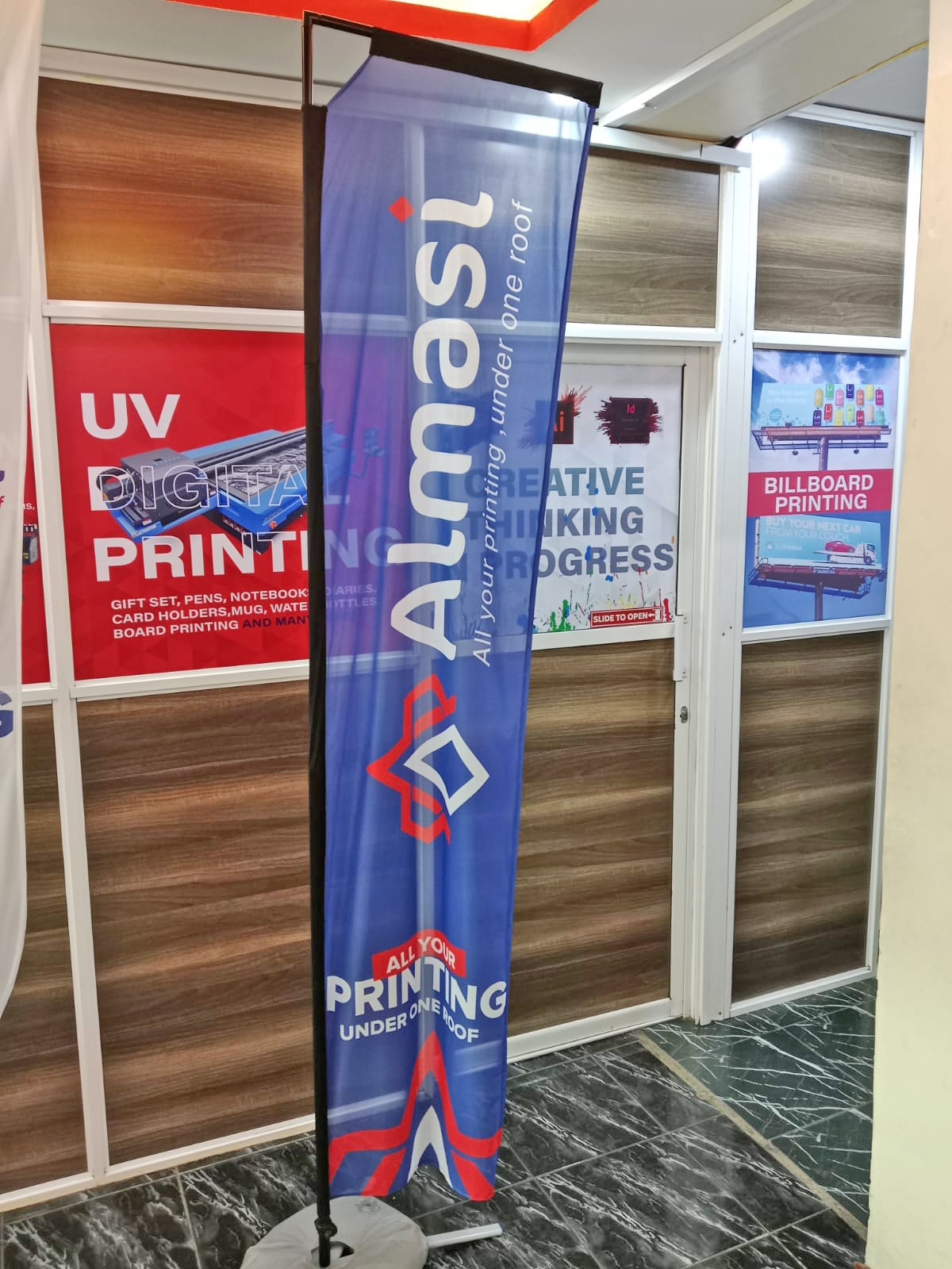 Rollup and pull-up banners printed in Nairobi by Almasi Prints
