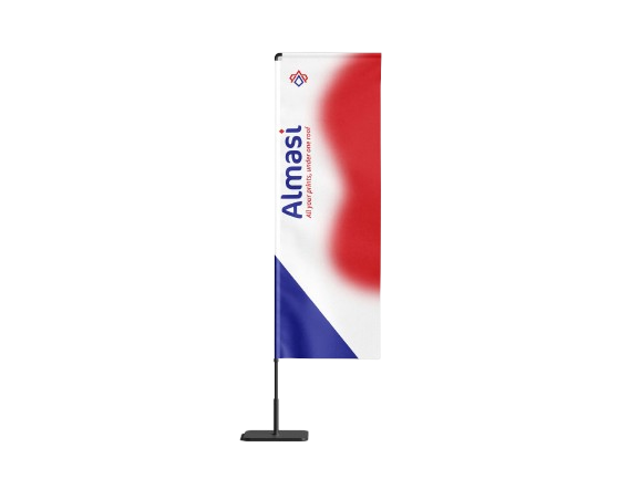 Telescopic adjustable-height banner backdrop printed by Almasi Prints Nairobi