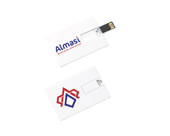 Branded executive gift set items including USB flash drives