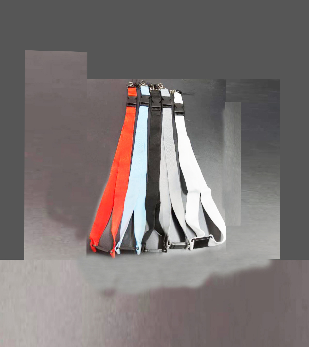 Smooth satin sublimation branded lanyards with full-colour logo printing by Almasi Prints Nairobi