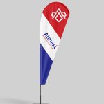 Teardrop banner